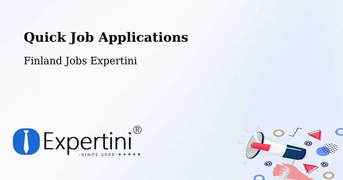 Quick Apply Feature – Pernå - Finland Jobs Expertini